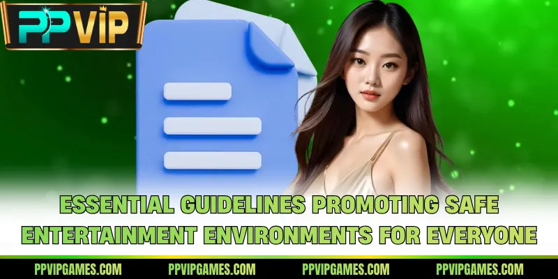 Essential guidelines promoting safe entertainment environments for everyone