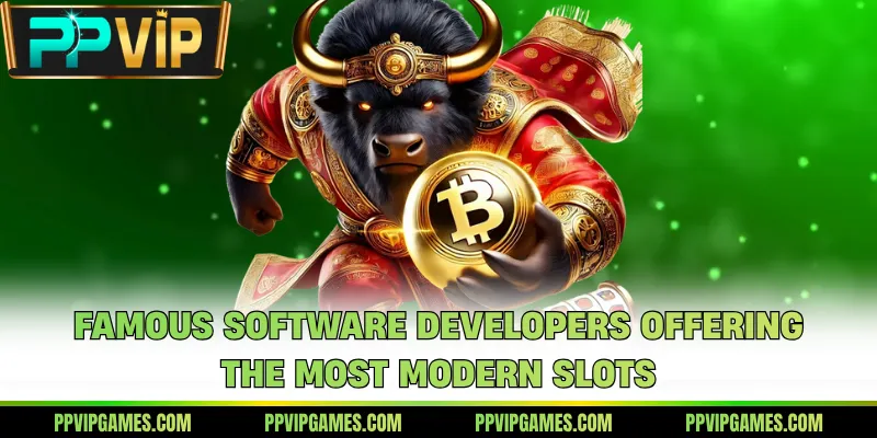 Famous software developers offering the most modern slots