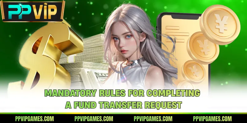 Mandatory rules for completing a fund transfer request