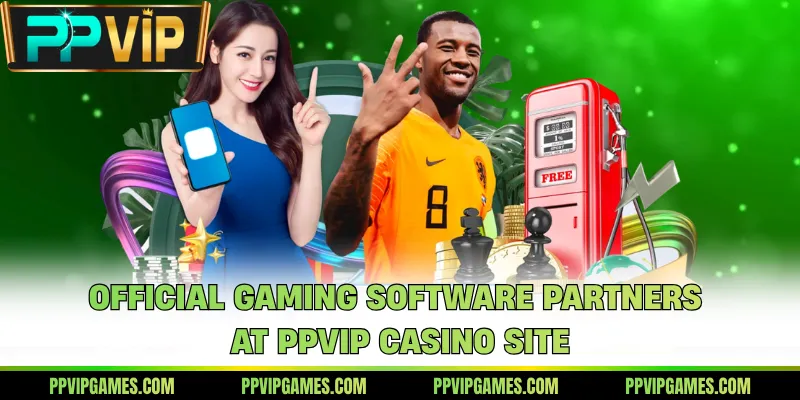 Official gaming software partners at PPVIP casino site